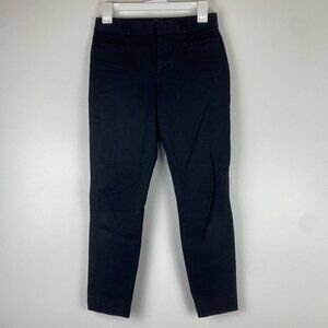 Banana Republic Women's Sloan Dress Pants Size 0 Black Slim Ankle Business